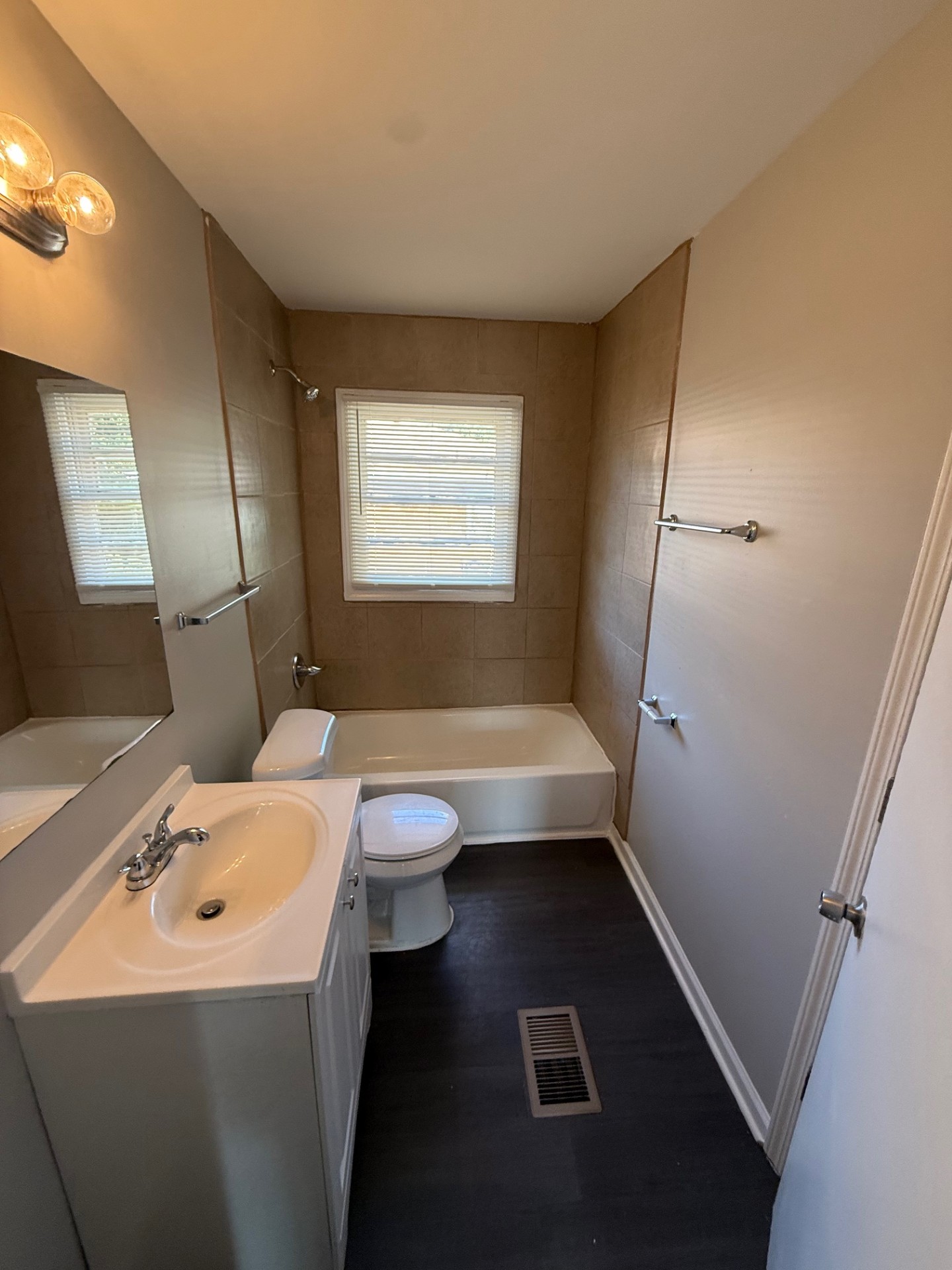 Second Bathroom with Tub and Vanity in Updated Rental Property