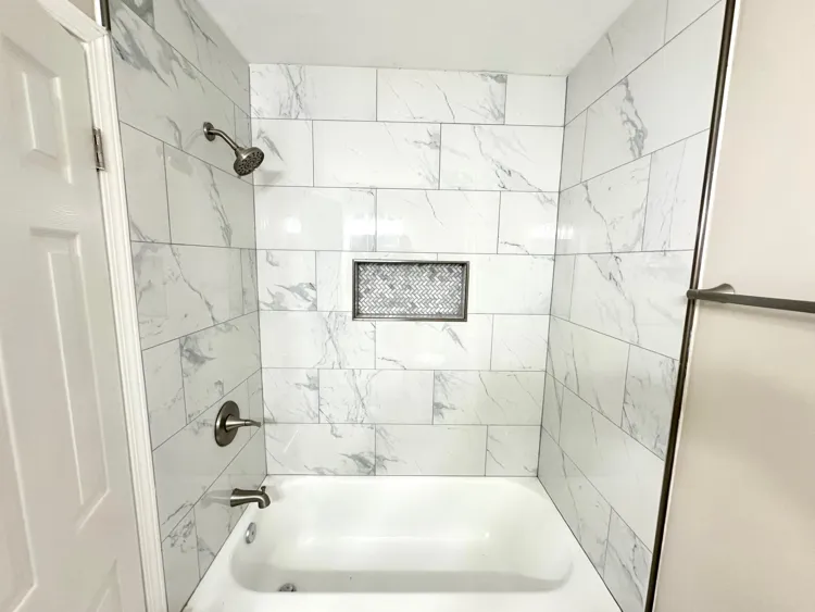 Front exterior view of renovated rental home at 3794 W Donna Drive Memphis TN 38127