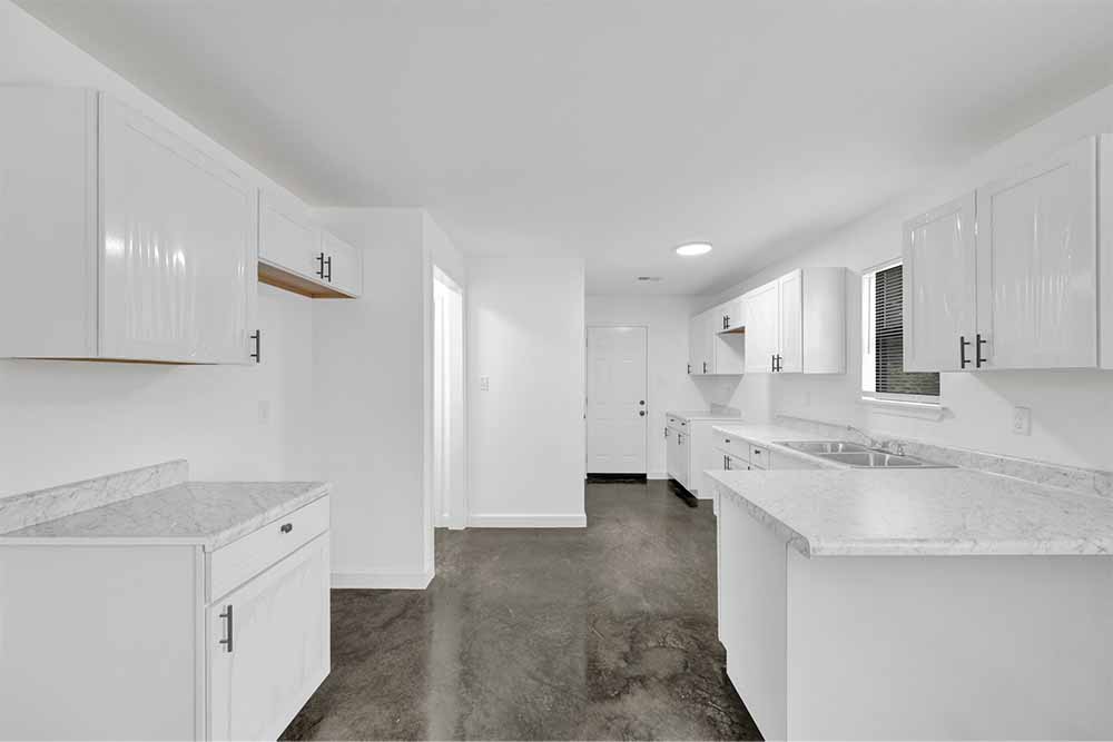 Dining area open to living—Memphis TN 3 bed 2 bath home, investor-friendly layout