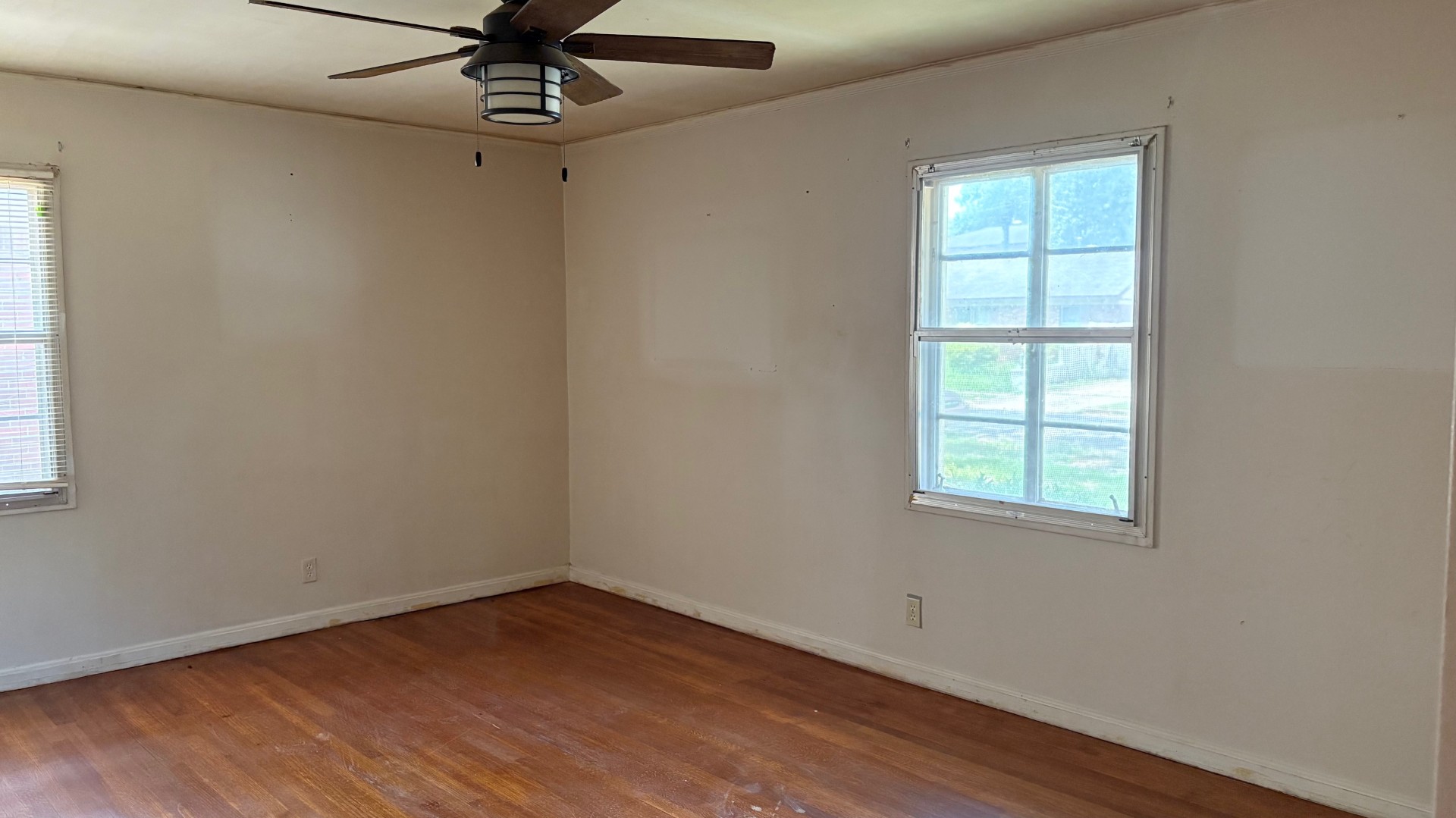 Kitchen with cabinets and room for upgrades