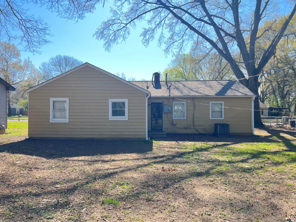 Front View of Renovated 4 Bedroom Memphis Home for Sale in 38127
