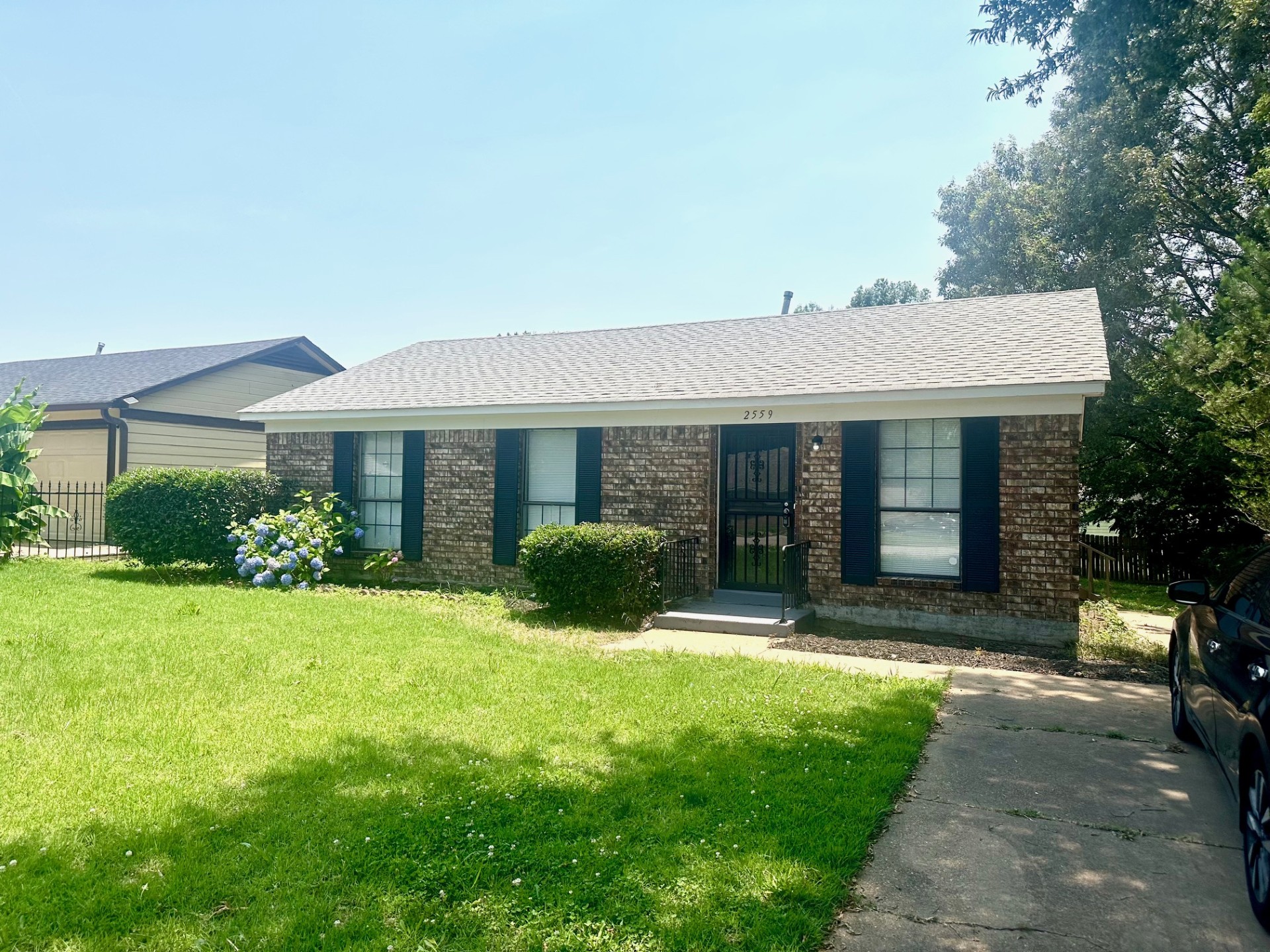 Front Exterior View of Remodeled Home for Sale in Memphis 38127