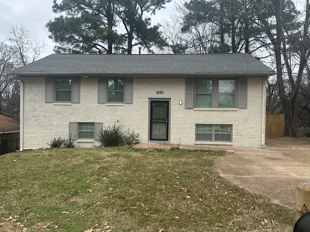 Exterior Front View of a Renovated Brick Home in Memphis